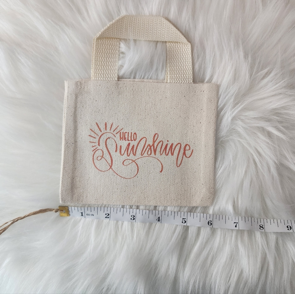 Set of 3 Canvas Bags with Inspirational Prints You Are My Sunshine - Picture 13 of 13